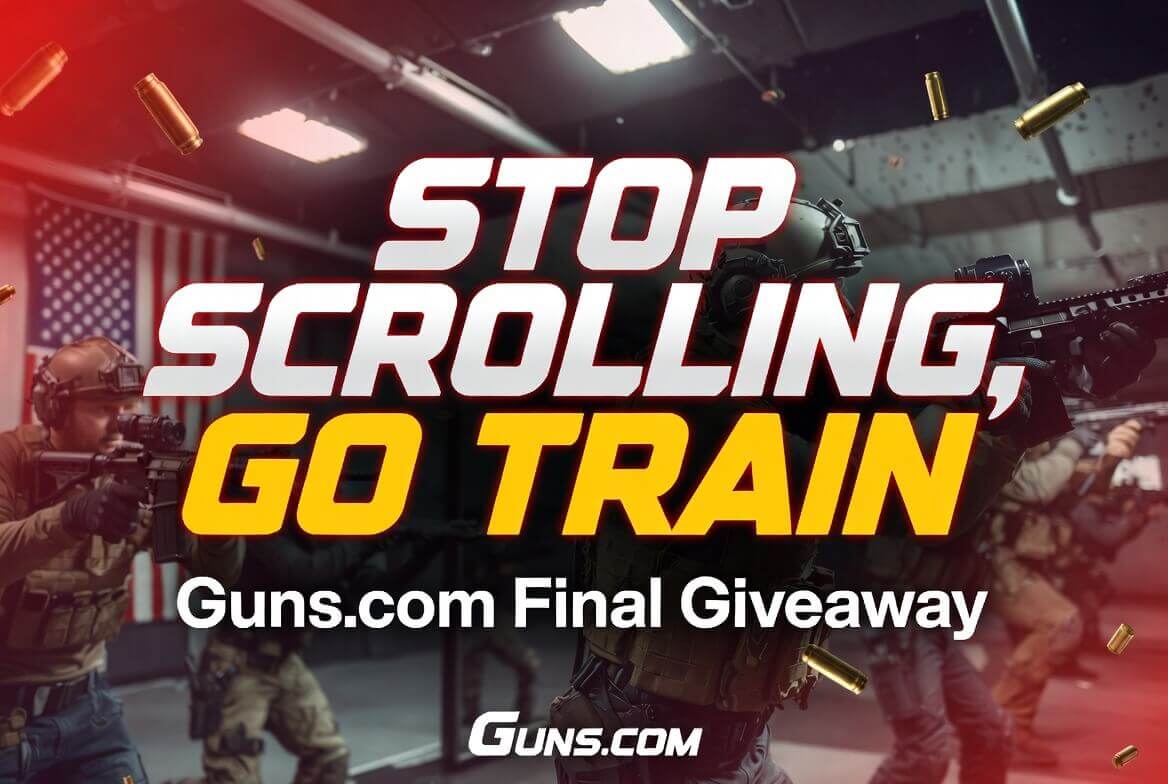 Guns.com Launches Final ‘Stop Scrolling, Go Train’ Giveaway to Promote Firearms Training