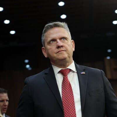 U.S. Senate chamber during the vote confirming Robert Cekada as ATF Director, with senators casting votes on the floor.