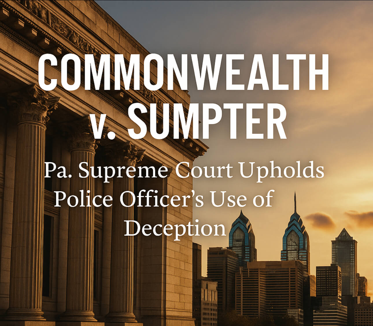 Pennsylvania Superior Court Rules Philadelphia Firearm Carry Ban Unconstitutional in Sumpter Case